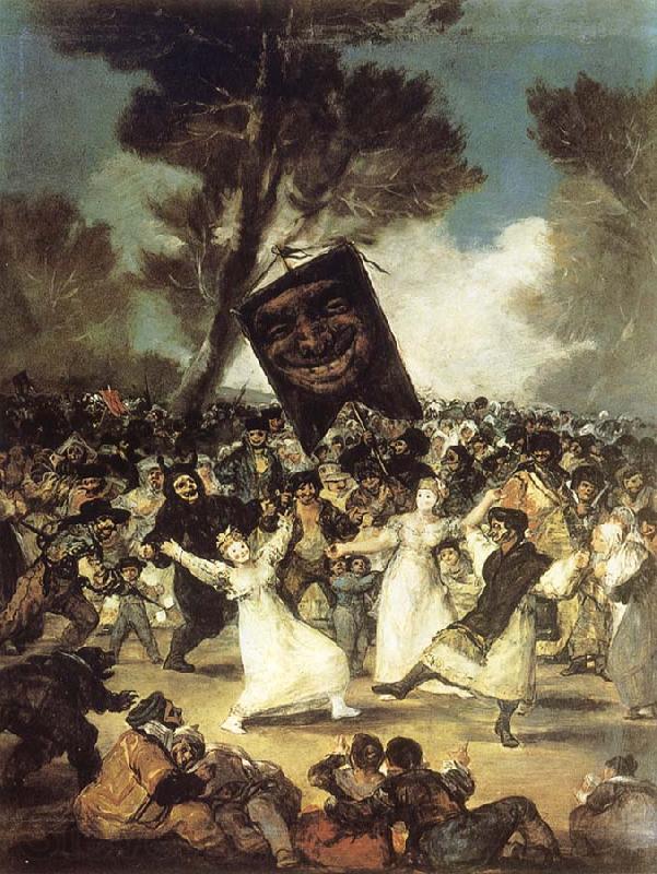 Francisco Goya The Funeral of the sardine